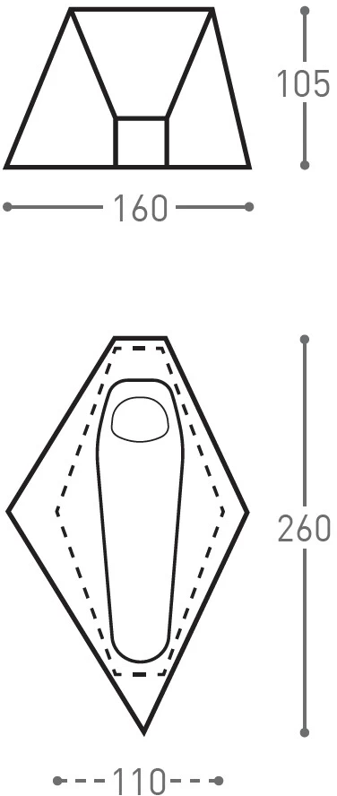 BACH PioPio Solo Tenda, Verde 4 BACH PioPio Solo Tenda, Verde - immagine 4