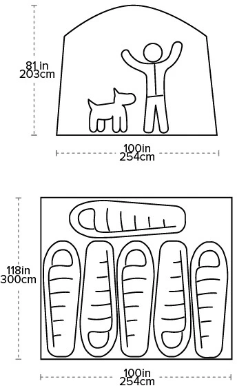 Big Agnes Big House 6 Tenda 4 Big Agnes Big House 6 Tenda - immagine 4