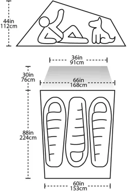 Big Agnes C Bar 3 Tenda, Beige/rosso 21 Big Agnes C Bar 3 Tenda, Beige/rosso -Equipaggiamento Da Campeggio big agnes c bar 3 tent birch henna 11