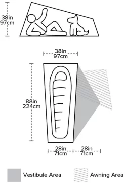 Big Agnes Copper Spur HV UL1 Tenda, Verde Oliva 17 Big Agnes Copper Spur HV UL1 Tenda, Verde Oliva -Equipaggiamento Da Campeggio big agnes copper spur hv ul1 tent olive green 9