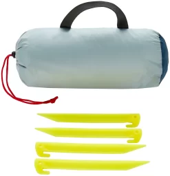 CAMPZ AL UV 50+ Tenda Trapezium, Grigio/blu -Equipaggiamento Da Campeggio campz al uv 50 sun shelter trapezium quarry total eclipse 9