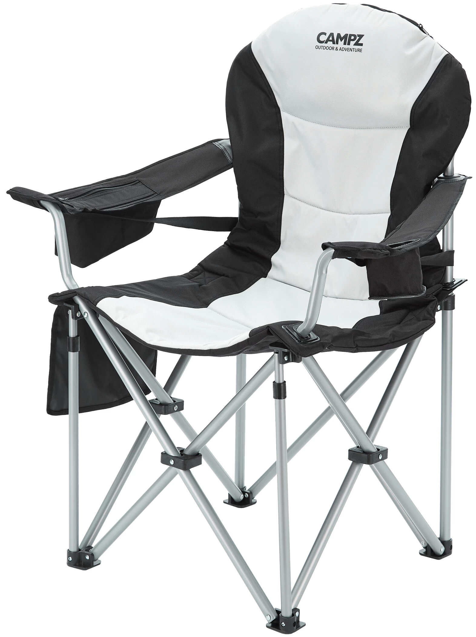 CAMPZ Deluxe Sedia Con Braccioli, Verde Oliva/grigio 1 CAMPZ Deluxe Sedia Con Braccioli, Verde Oliva/grigio