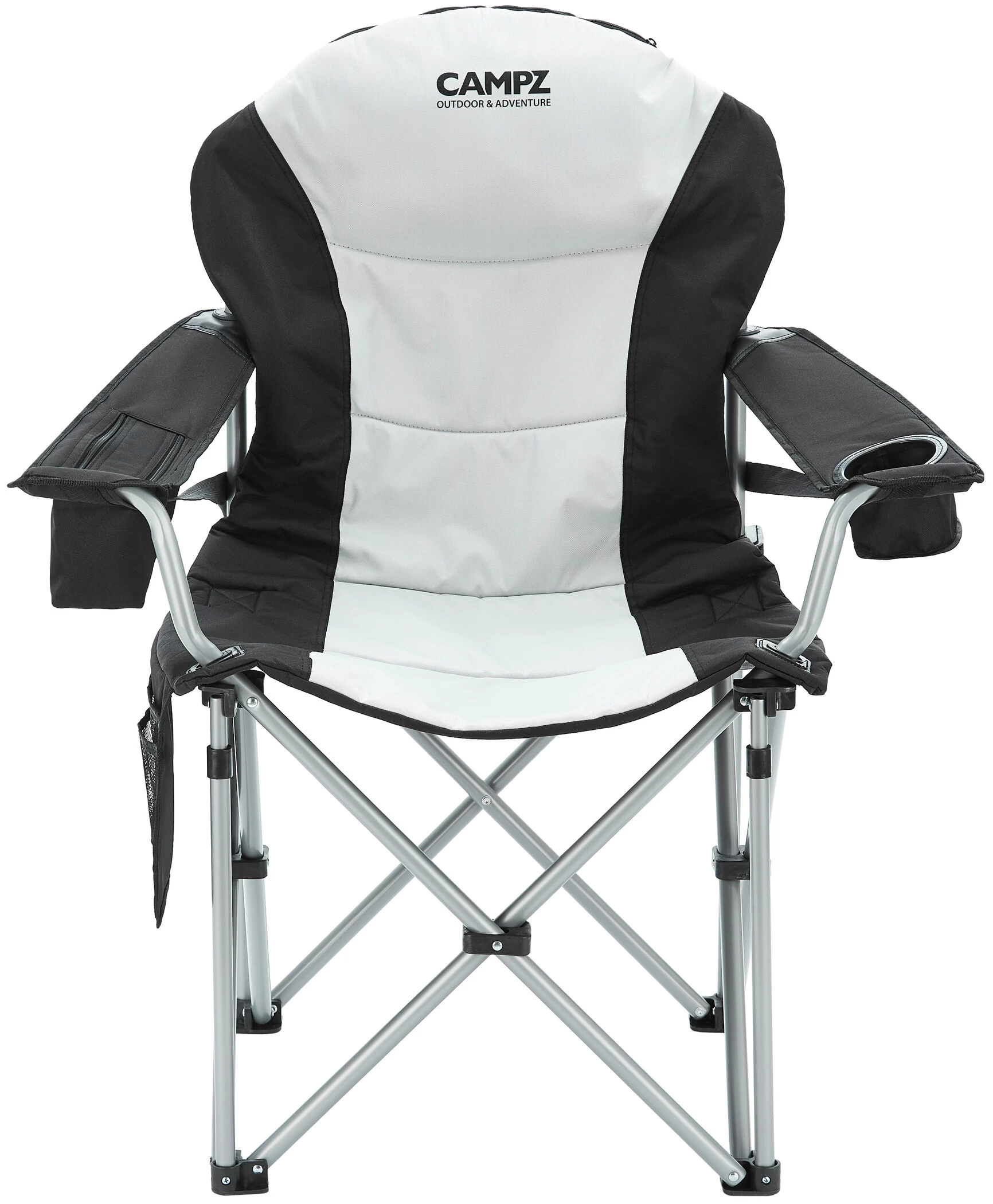 CAMPZ Deluxe Sedia Con Braccioli, Grigio/nero 2 CAMPZ Deluxe Sedia Con Braccioli, Grigio/nero - immagine 2