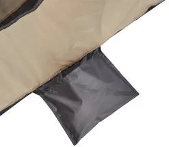 CAMPZ FG UV 50+ Tenda Trapezium, Beige/grigio -Equipaggiamento Da Campeggio campz fg uv 50 sun shelter trapezium sesame dark dull grey 5