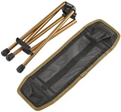 CAMPZ Sgabello Pieghevole In Alluminio, Nero/oro -Equipaggiamento Da Campeggio campz folding stool aluminium black gold 4