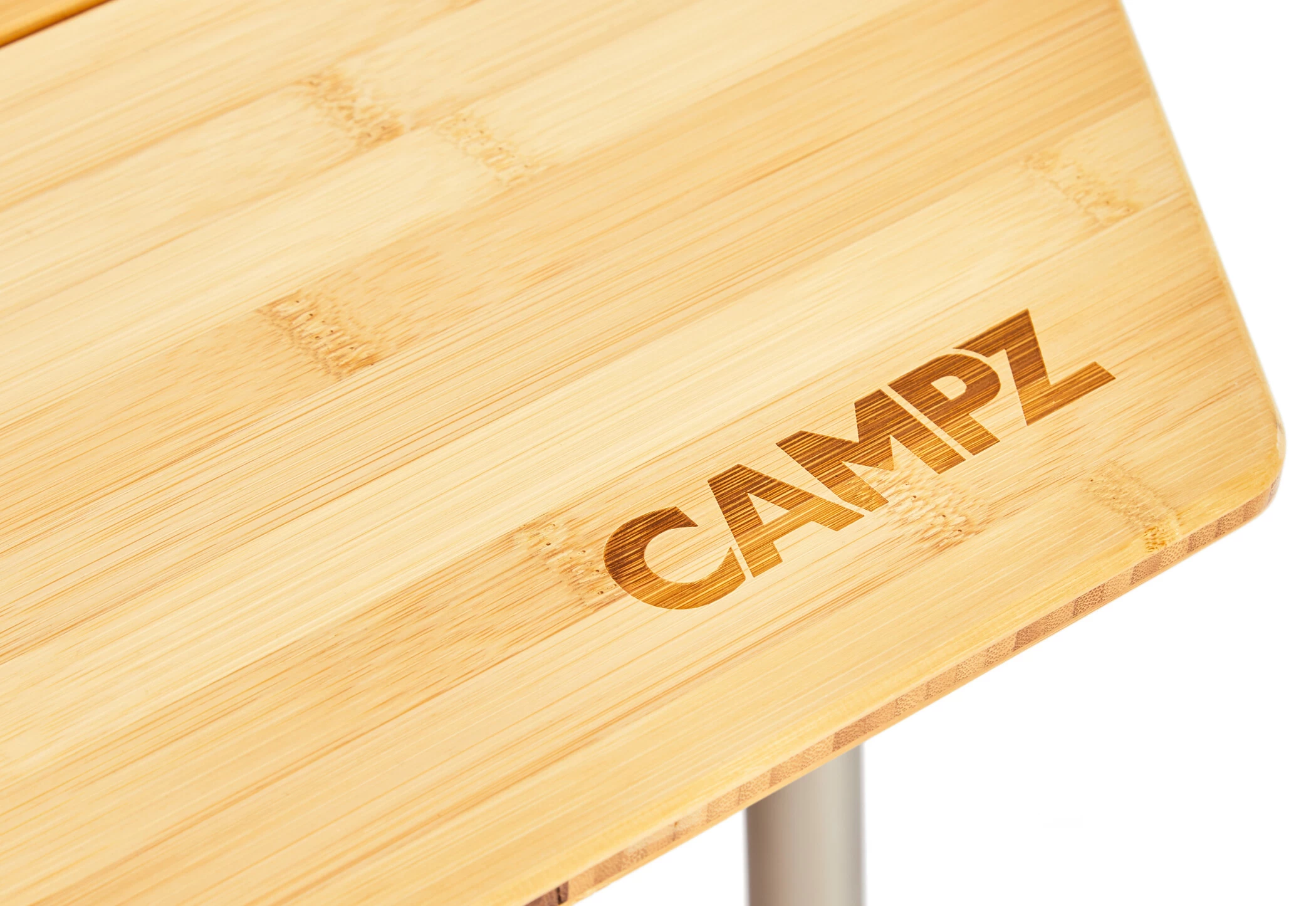 CAMPZ Hexa Tavolo Pieghevole In Bambù 100x86x40/60cm, Marrone 2 CAMPZ Hexa Tavolo Pieghevole In Bambù 100x86x40/60cm, Marrone - immagine 2