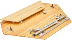 CAMPZ Hexa Tavolo Pieghevole In Bambù 100x86x40/60cm, Marrone 11 CAMPZ Hexa Tavolo Pieghevole In Bambù 100x86x40/60cm, Marrone -Equipaggiamento Da Campeggio campz hexa bambus falttisch o100x50 70cm braun 5