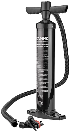 CAMPZ High Pressure Pompa 3l Con Indicatore, Nero