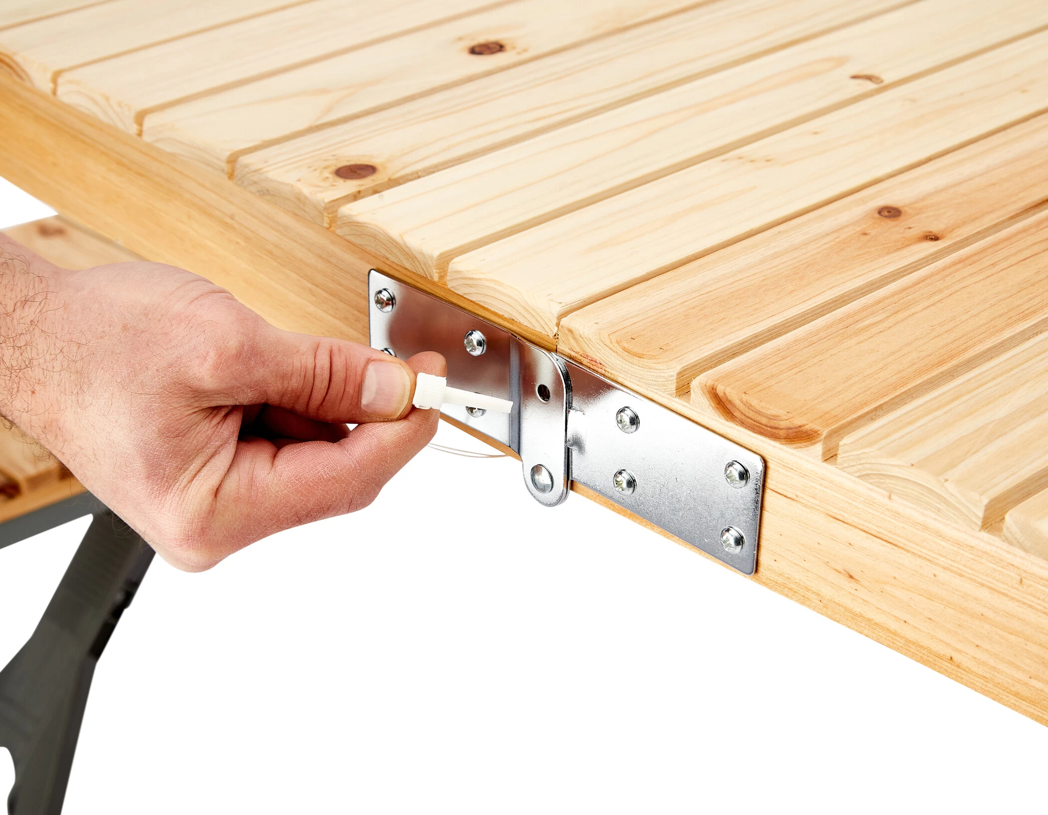 CAMPZ Iwaki Set Tavolo Da Picnic Legno Di Abete, Marrone/grigio 12 CAMPZ Iwaki Set Tavolo Da Picnic Legno Di Abete, Marrone/grigio - immagine 12