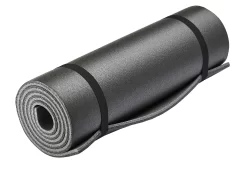 CAMPZ Materassino 200x55cm A Doppio Strato, Nero/grigio