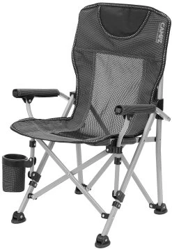 CAMPZ Sedia Pieghevole In Mesh Bambino, Grigio