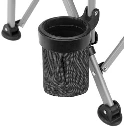 CAMPZ Sedia Pieghevole In Mesh Bambino, Grigio -Equipaggiamento Da Campeggio campz mesh faltstuhl kinder anthrazit 7