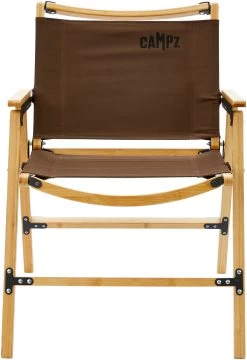 Equipaggiamento Da Campeggio -Equipaggiamento Da Campeggio campz nagano chair bamboo compact high brown brown black 2