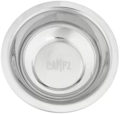 CAMPZ Stainless Steel Bowl 18cm, Argento