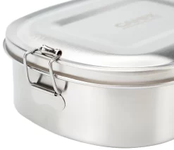 CAMPZ Contenitore Per Il Pranzo In Acciaio Inox L 1000ml, Argento 10 CAMPZ Contenitore Per Il Pranzo In Acciaio Inox L 1000ml, Argento -Equipaggiamento Da Campeggio campz stainless steel lunch box l 18x15x58cm silver 5