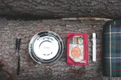 CAMPZ Piatto Fondo 22cm, Argento -Equipaggiamento Da Campeggio campz tiefer teller edelstahl 22cm silber 4