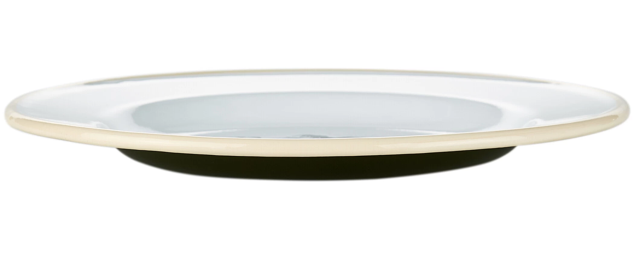 CAMPZ Wanderlust Piatto Piano Smaltato, Verde/bianco 4 CAMPZ Wanderlust Piatto Piano Smaltato, Verde/bianco - immagine 4