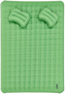 CAMPZ Set Di Tappetini Gonfiabili 16.0 X-Deluxe Long Duo, Verde