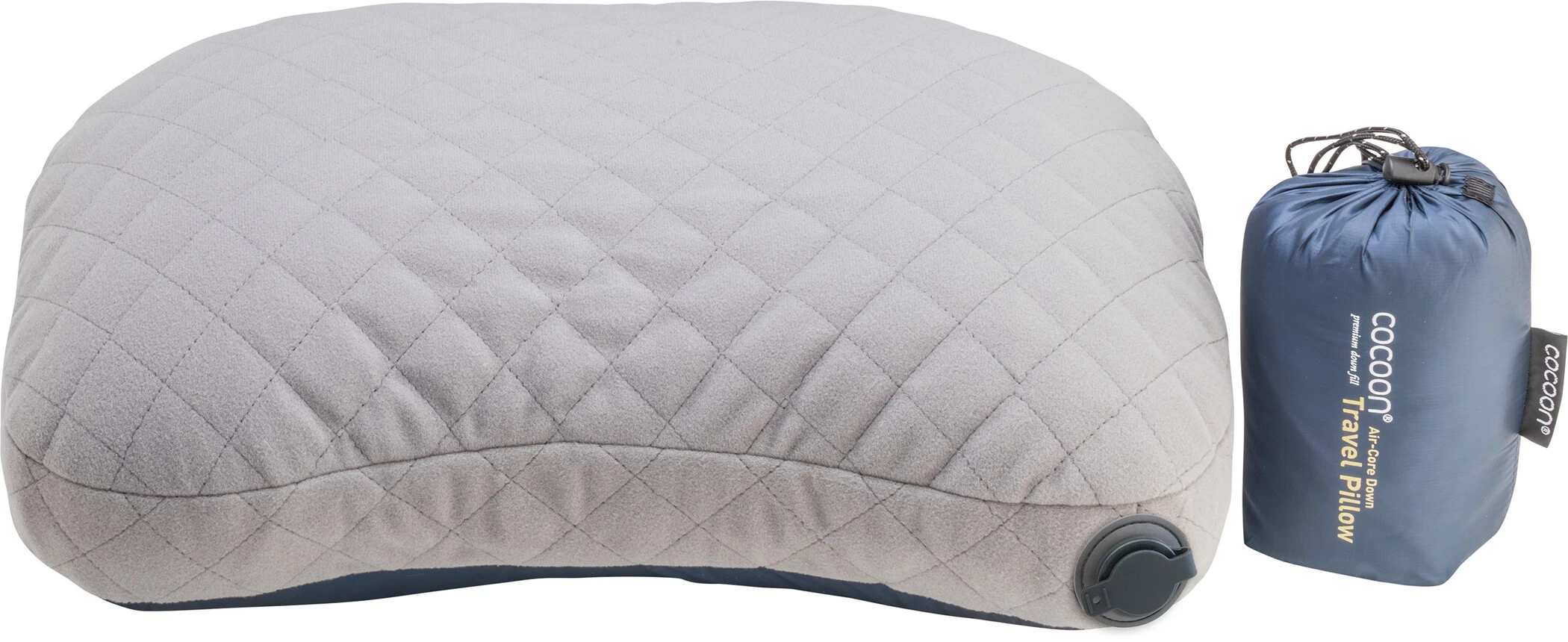 Cocoon Air-Core Down Cuscino 30x41cm, Arancione/grigio 2 Cocoon Air-Core Down Cuscino 30x41cm, Arancione/grigio - immagine 2