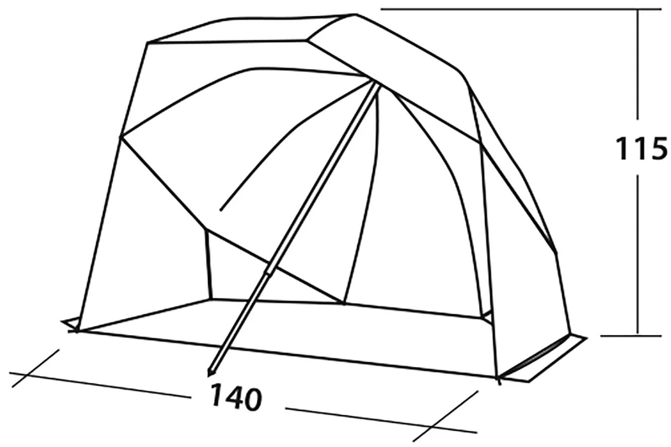 Easy Camp Coast Beach Tenda, Beige/grigio 5 Easy Camp Coast Beach Tenda, Beige/grigio - immagine 5