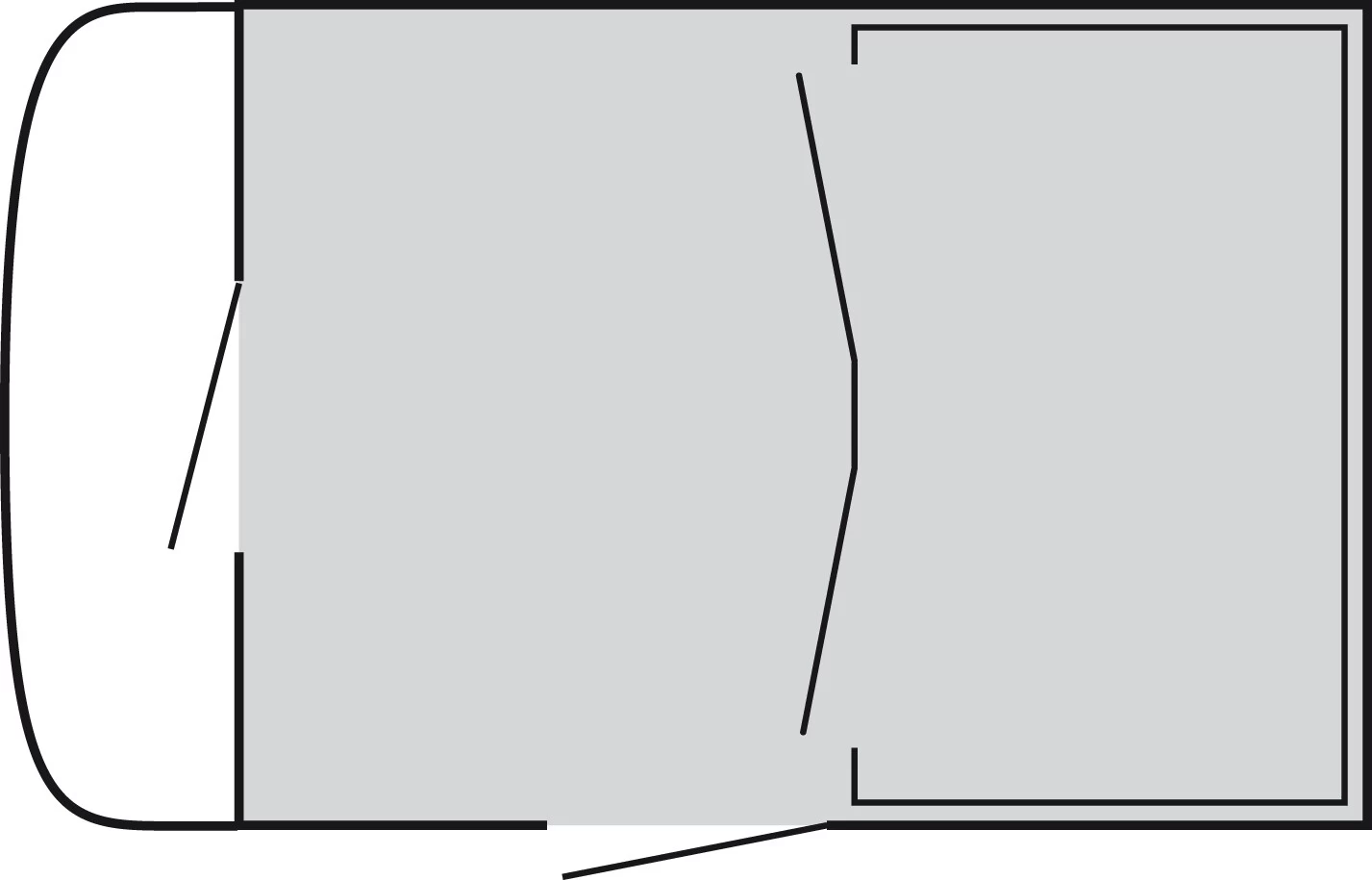 Easy Camp Palmdale 600 Pavimento Per Tenda, Grigio 2 Easy Camp Palmdale 600 Pavimento Per Tenda, Grigio - immagine 2
