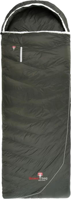 Grüezi Bag Grüezi-Bag Biopod DownWool Summer Comfort Sacco A Pelo, Grigio