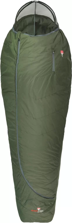 Grüezi Bag Grüezi-Bag Biopod Wool Survival Sacco A Pelo, Verde Oliva