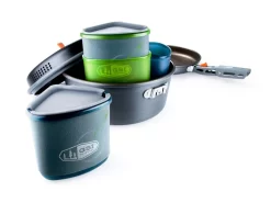 GSI Pinnacle Backpacker Set Di Pentole -Equipaggiamento Da Campeggio gsi pinnacle backpacker 3