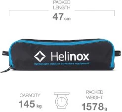 Helinox Sunset Sedia, Nero 15 Helinox Sunset Sedia, Nero -Equipaggiamento Da Campeggio helinox sunset chair black cyan blue 8 4