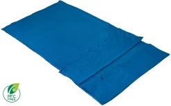 High Peak Licata Twin Cotton Lenzuolo Per Sacchi A Pelo Quadrati, Blu