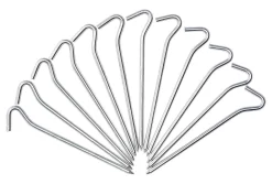 Jack Wolfskin Power Picchetto 12 Pezzi, Argento