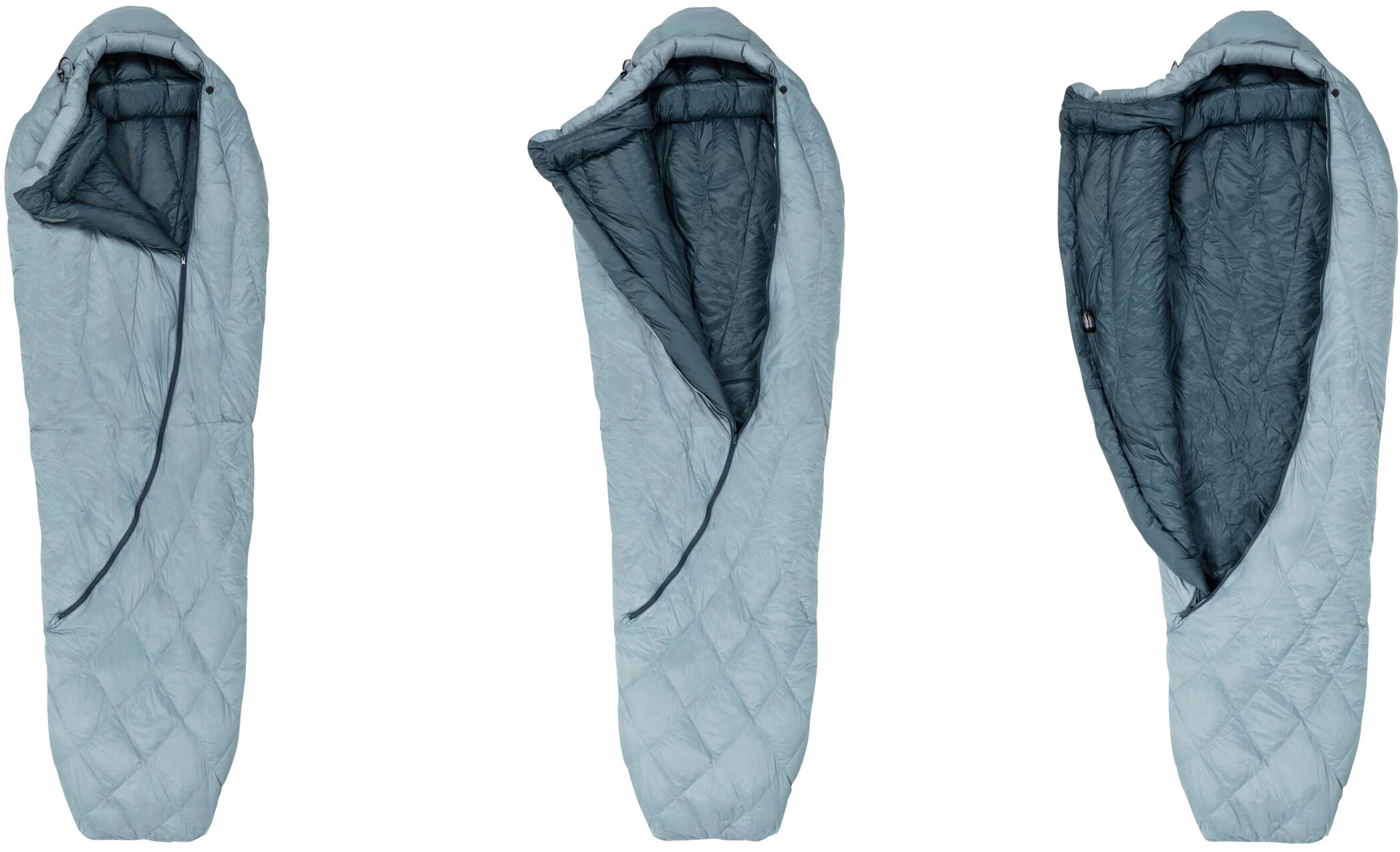 Jack Wolfskin Wolftrail Down -7 195cm Sacco A Pelo, Blu 3 Jack Wolfskin Wolftrail Down -7 195cm Sacco A Pelo, Blu - immagine 3