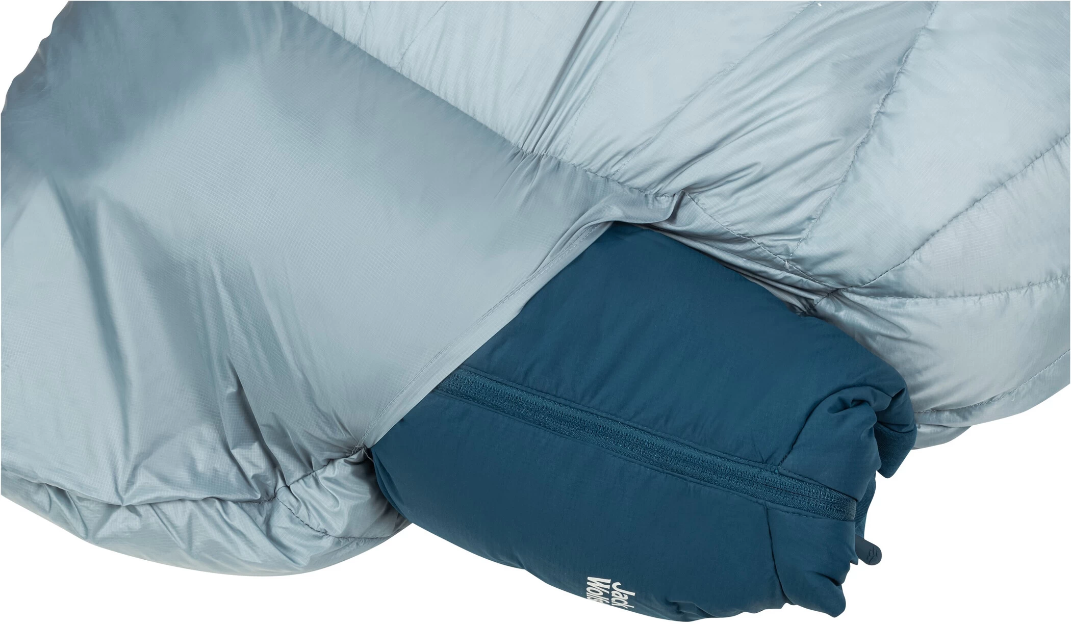 Jack Wolfskin Wolftrail Down -7 195cm Sacco A Pelo, Blu 6 Jack Wolfskin Wolftrail Down -7 195cm Sacco A Pelo, Blu - immagine 6