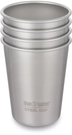 Klean Kanteen Pint Pentola 295ml/4 Pezzi, Argento