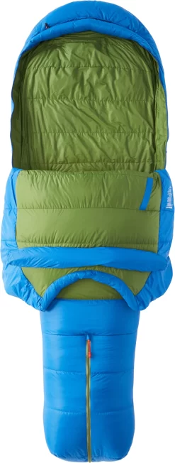 Marmot Sawtooth Sacco A Pelo Lungo, Blu -Equipaggiamento Da Campeggio marmot sawtooth sleeping bag long dark azure foliage 3