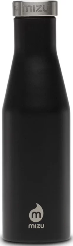 MIZU S4 Borraccia Isolante 400ml Con Tappo In Acciaio Inossidabile, Beige