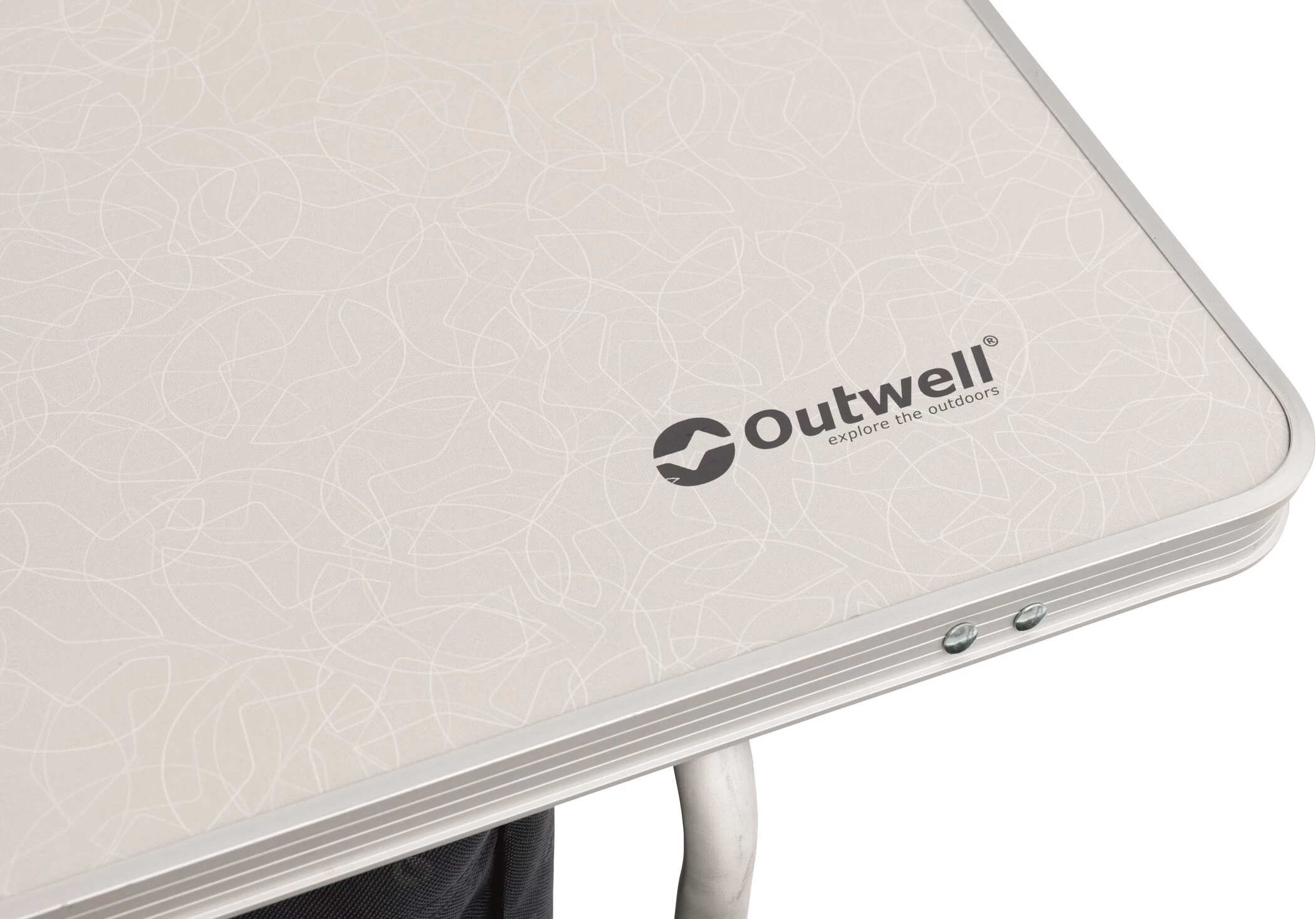 Outwell Andros Tavolo Da Cucina, Nero/bianco 4 Outwell Andros Tavolo Da Cucina, Nero/bianco - immagine 4