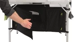 Outwell Drayton Tavolo Da Cucina, Nero/bianco -Equipaggiamento Da Campeggio outwell drayton kitchen table midnight black 9