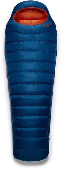 Rab Ascent 700 Sacco A Pelo Normale, Blu