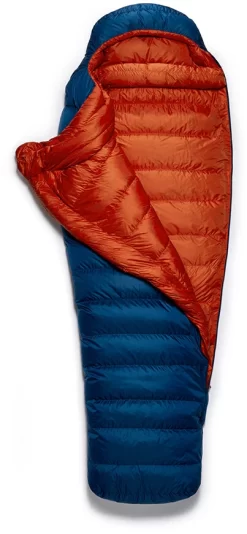 Rab Ascent 700 Sacco A Pelo Normale, Blu -Equipaggiamento Da Campeggio rab ascent 700 sleeping bag regular ink 3