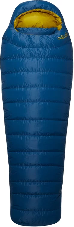 Rab Ascent Pro 600 Sacco A Pelo Normale, Blu