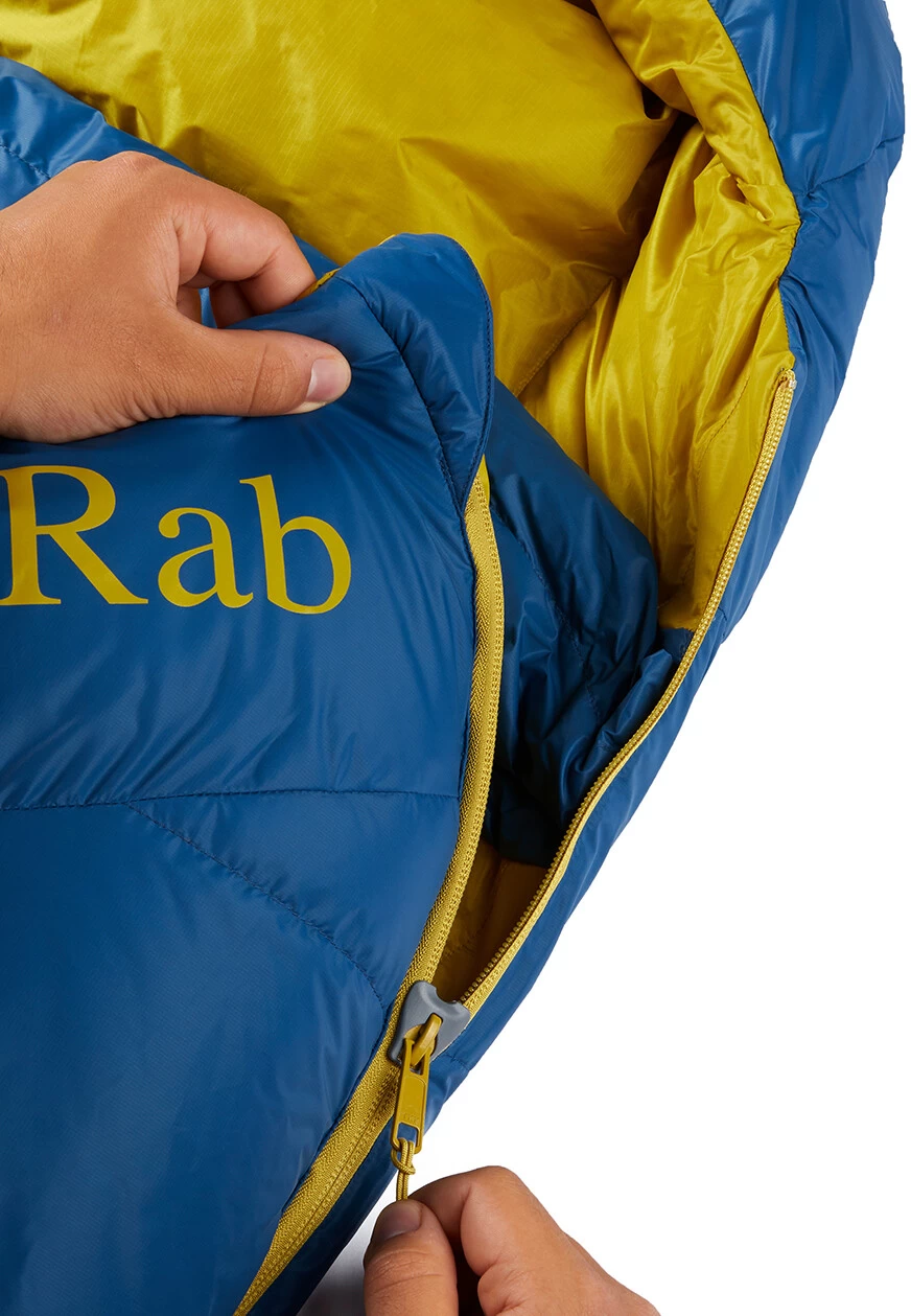 Rab Ascent Pro 600 Sacco A Pelo Normale, Blu 10 Rab Ascent Pro 600 Sacco A Pelo Normale, Blu - immagine 10