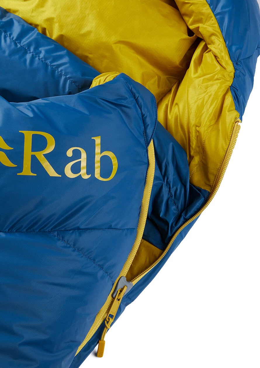 Rab Ascent Pro 600 Sacco A Pelo Normale, Blu 9 Rab Ascent Pro 600 Sacco A Pelo Normale, Blu - immagine 9