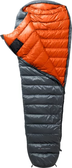 Y By Nordisk Phantom 770 Sacco A Pelo M, Grigio/arancione -Equipaggiamento Da Campeggio yeti phantom 770 sleeping bag m smoked pearl orange 3